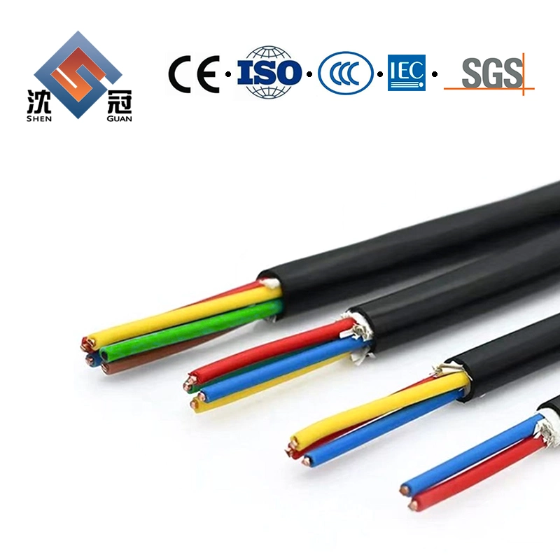 Shenguan Tin Copper Core Wire Signal Transmission Multimedia Cable Low Medium Voltage Wiremining Cable