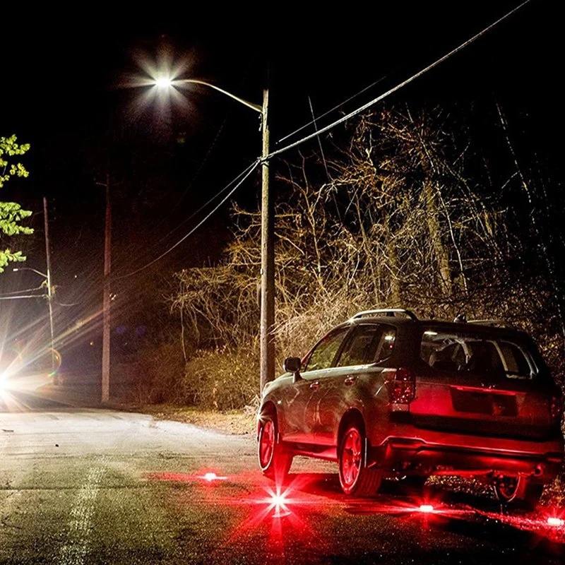 En el camino de la luz de emergencia magnético de seguridad vial de rescate de destellos de luz estroboscópica LED IP44 de la luz de advertencia de linternas lámparas de señalización coche