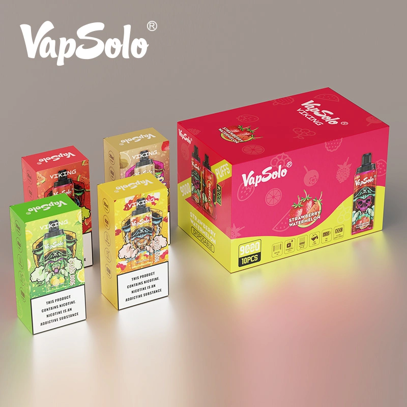 2023 Hookah Etabk Vapsolo Viking Power Display 9000 Puff Lápiz VAPE desechable