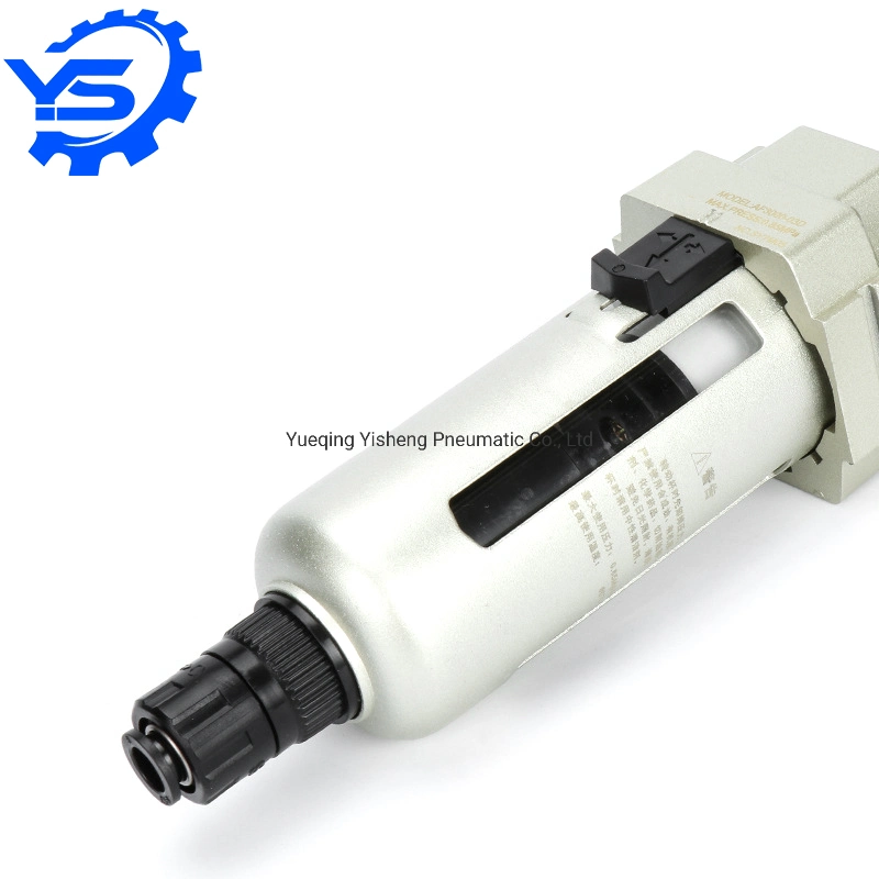 Af Series Press Gauge Af3000-03/03A/03D Filter Air Aluminum Alloy Automatic Drain Pneumatic Oil Filter