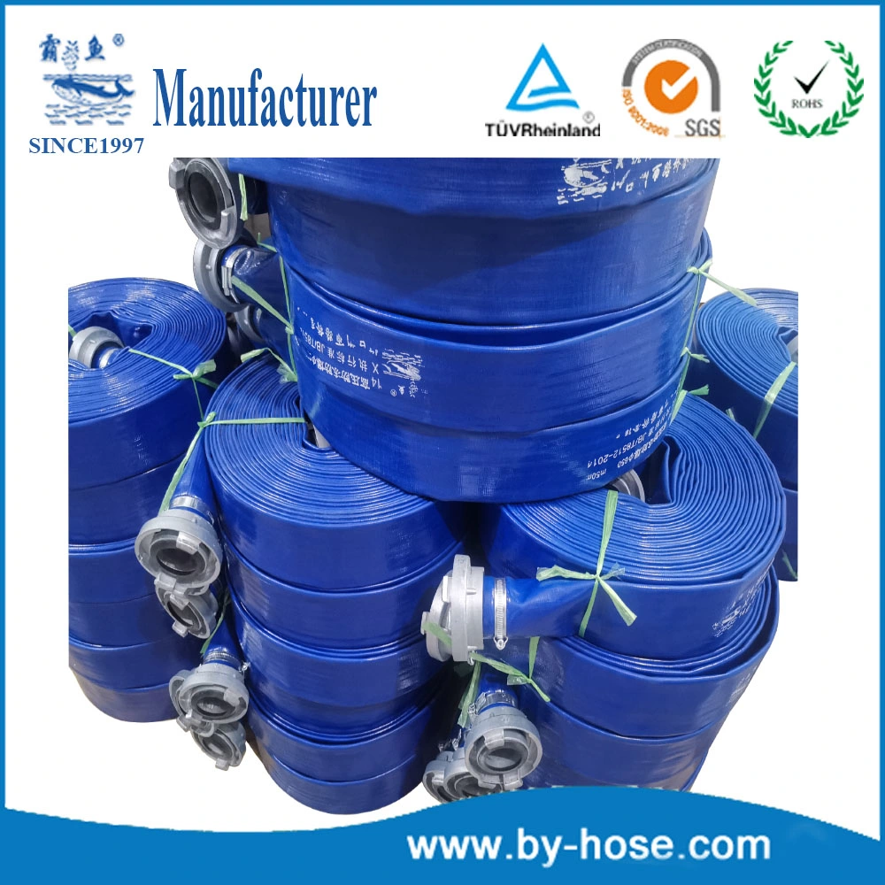 Blue Colour PVC Tube for Garden Irrigation Tape Drip Irrigation