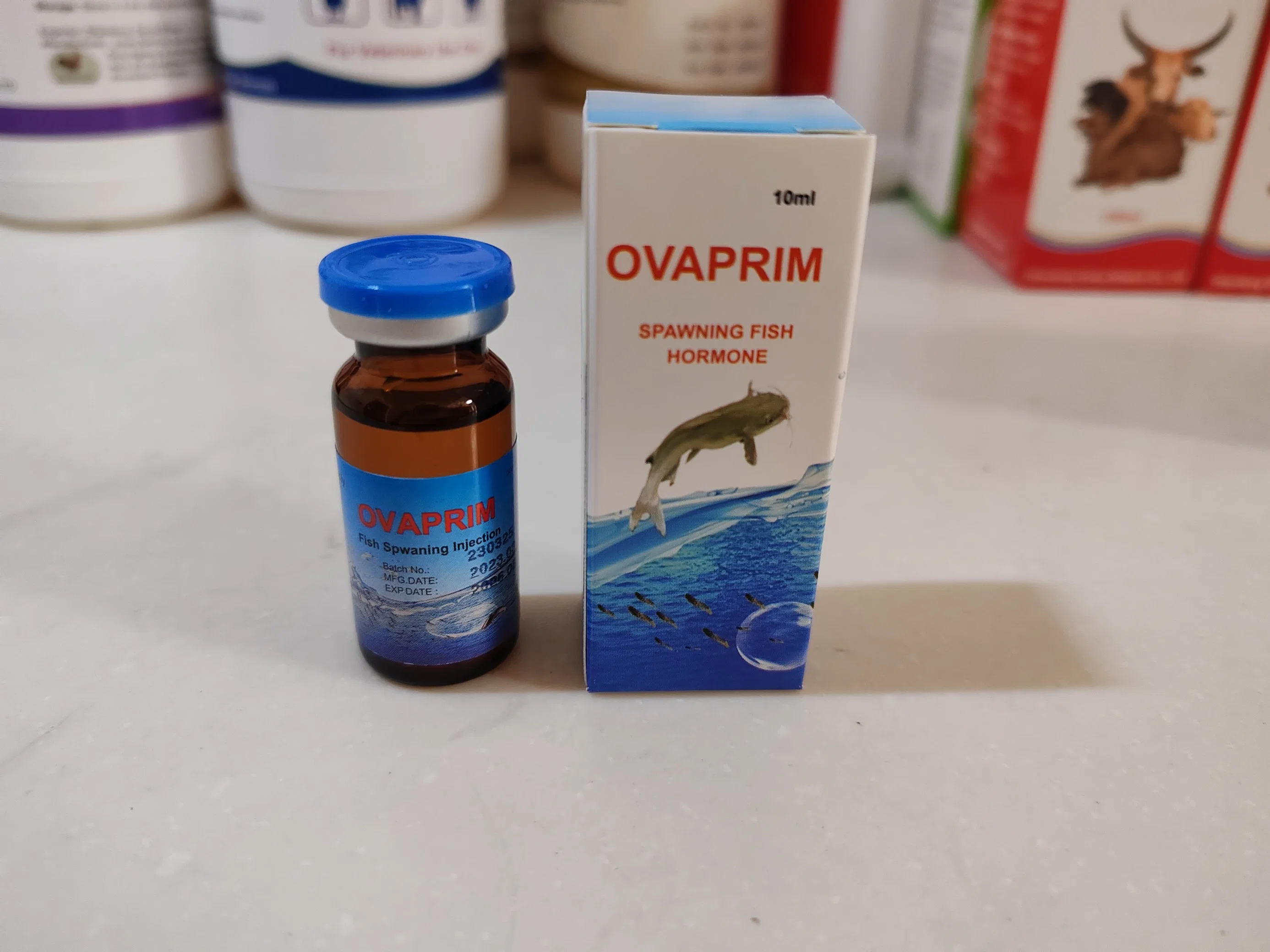 Hormone Fish Ovaprim Ovulin Injection 10ml for Improve Spawning Rate