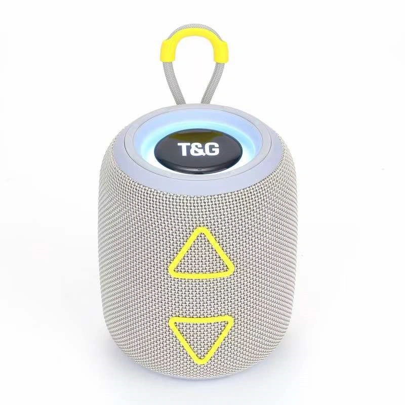 Colorful Lights Cool Fashion New Sound Cylinder Triangle Button Subwoofer Bluetooth Portable Speaker