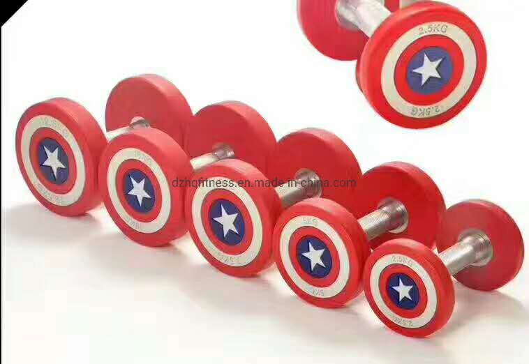 Factory Direct Selling America Captain PU Dumbbell Fitness Accessories Dumbbell Set