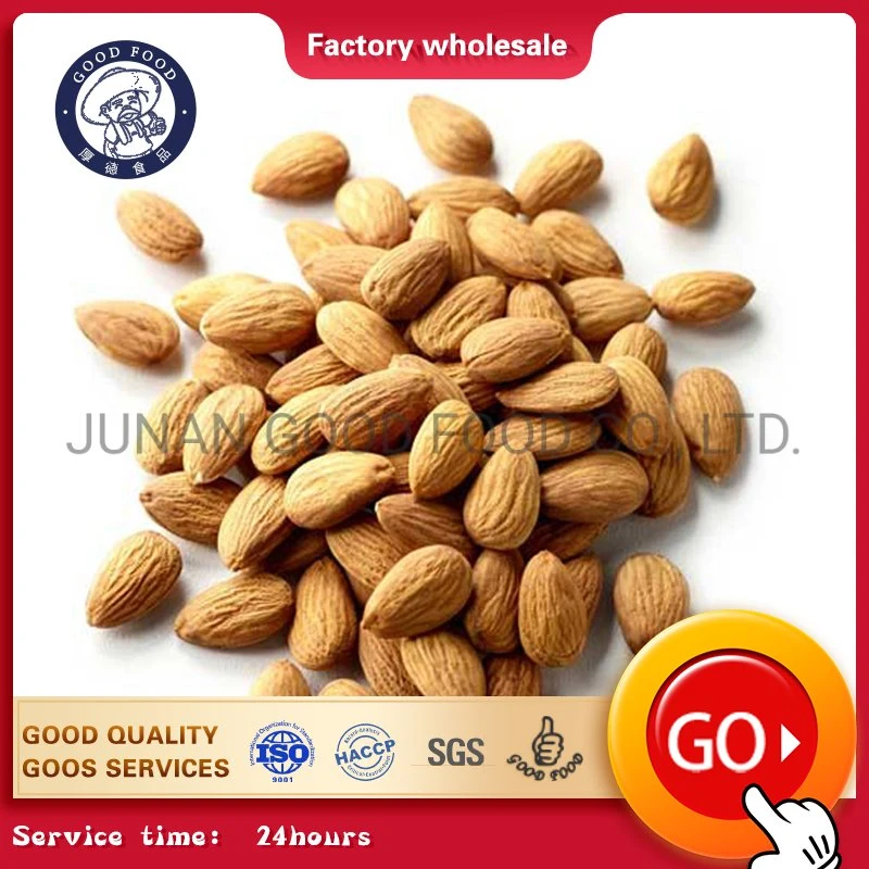 China Dried Organic Almond Carton Packing Almonds Raw