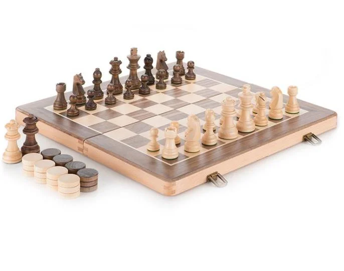 Wooden Chess Set Wooden Backgammon Chess Board