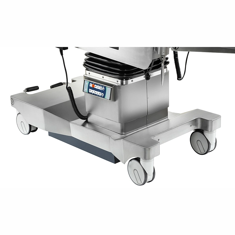 A100-4A Multifunction Adjusted Medical Equipment with Casters Stainless Steel Gynecology Delivery Electric Surgical Operatingtable