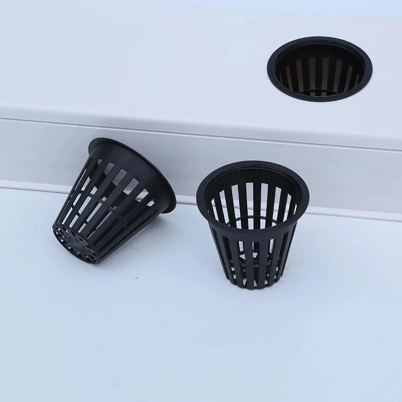 Mesh Pot Net Cup Basket Hydroponic System Garden Plant Grow