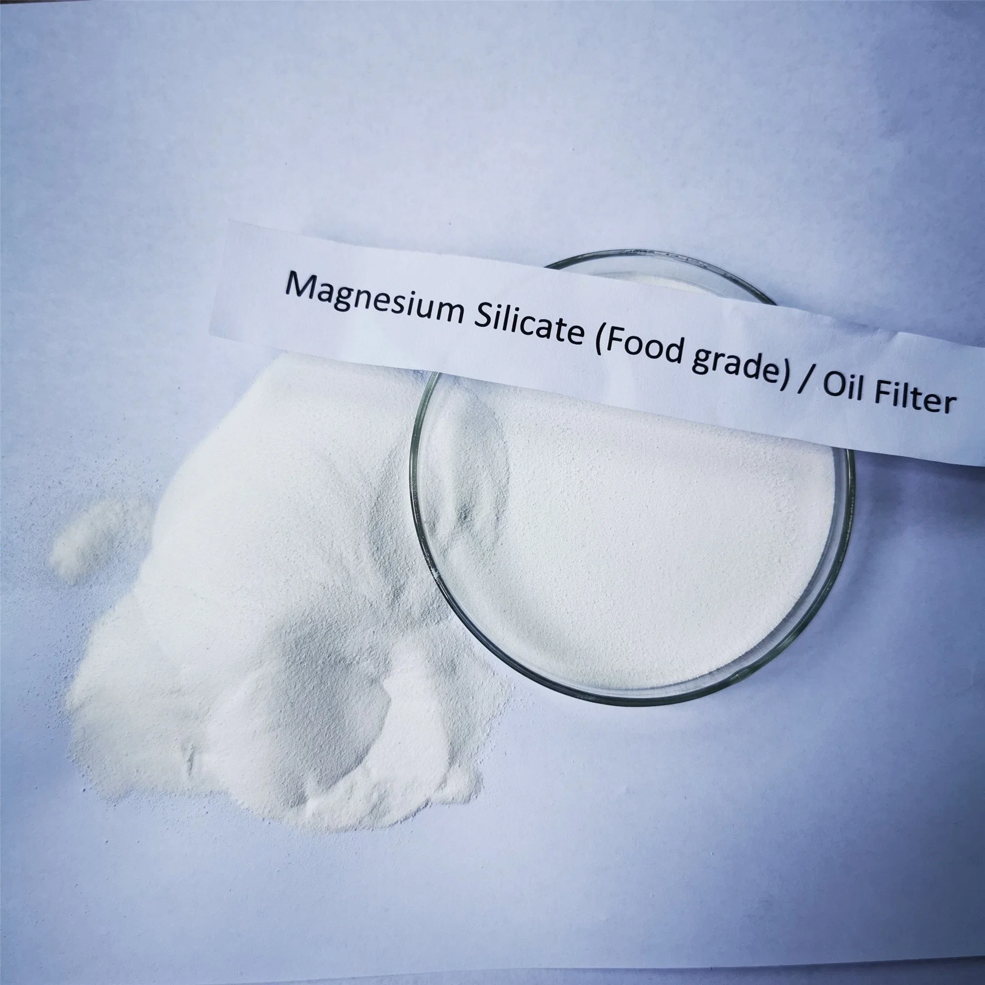 White Powder Magnesium Silicate for Oil Cleaning Oil Filtering Powder