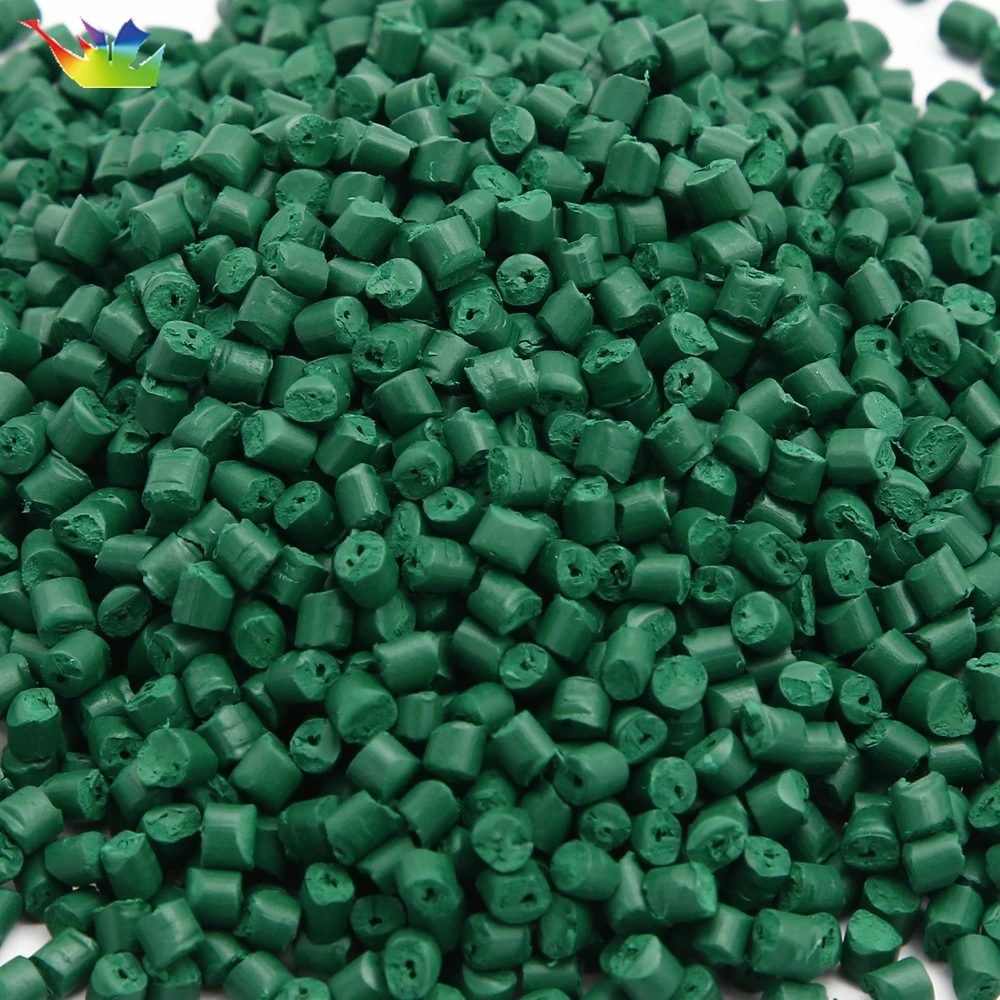 ABS, LDPE, HDPE, GPPS, PP Green Uviofast Masterbatch Plastic Material