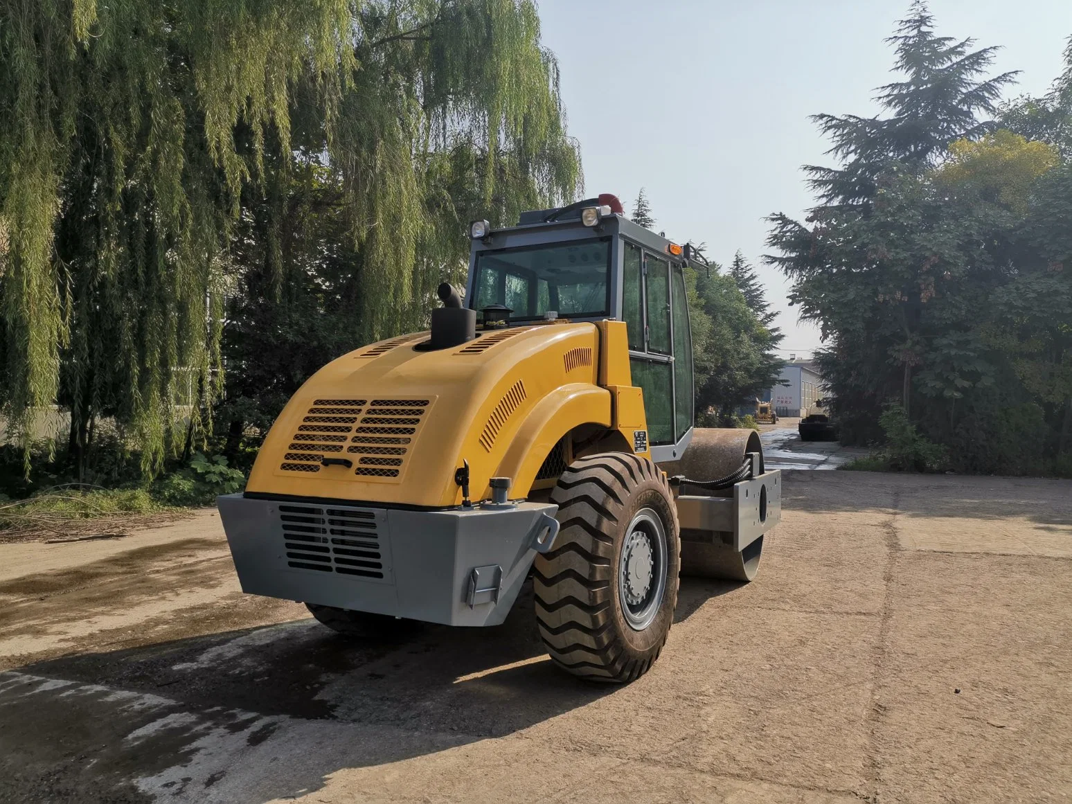 10 ton de tambor único hidráulico completo rodas largas vibratório Rolo de Estrada