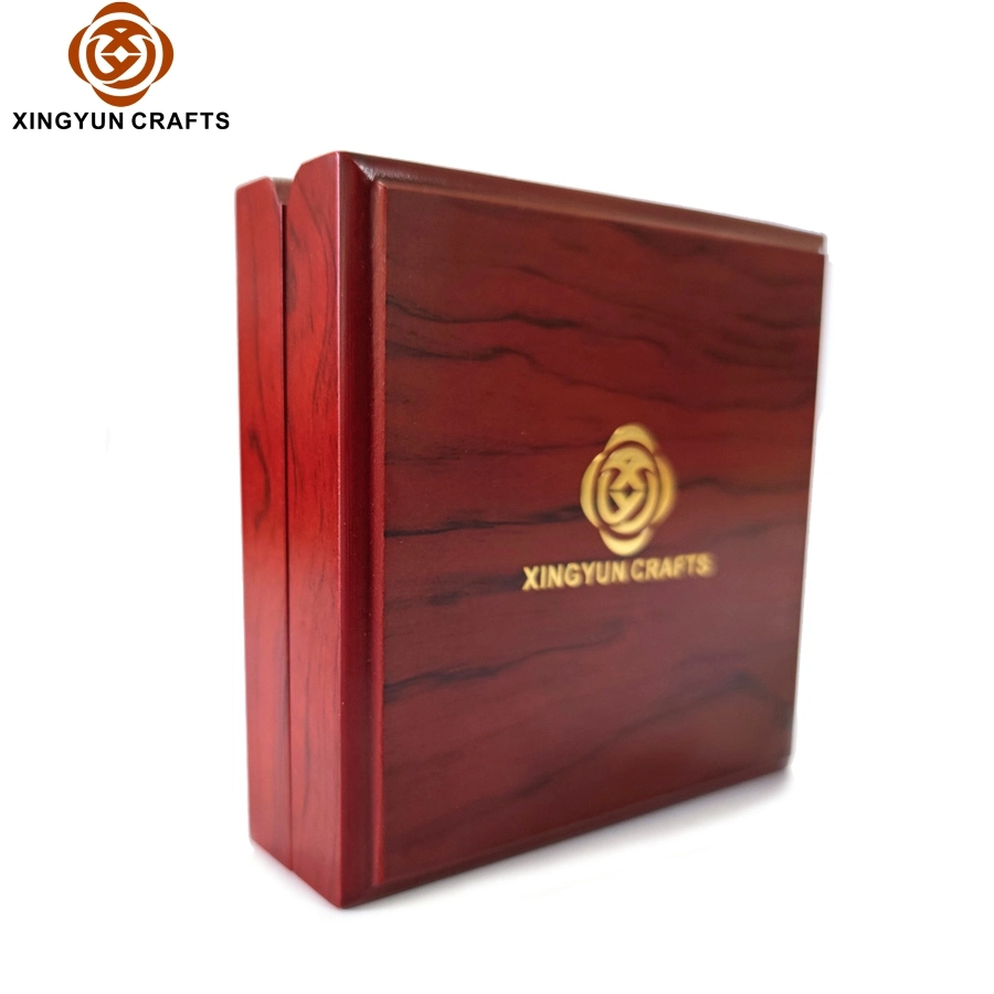 Hot Sale Solid Wood Coin Box Medal Storage Package Box Gift Packing Box for Capsule