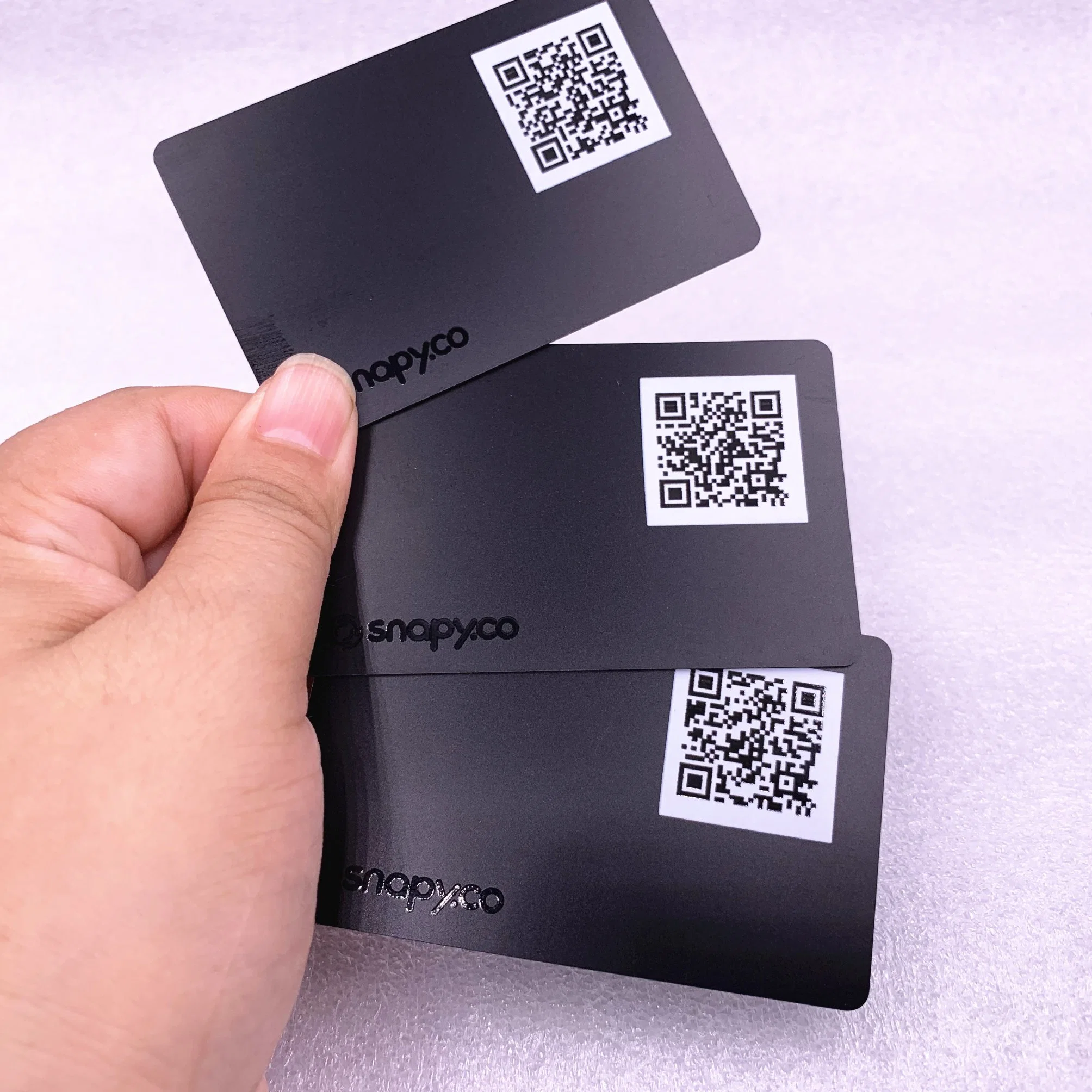 Printable Special Round Qr Code NFC Card for Digital Business Cards