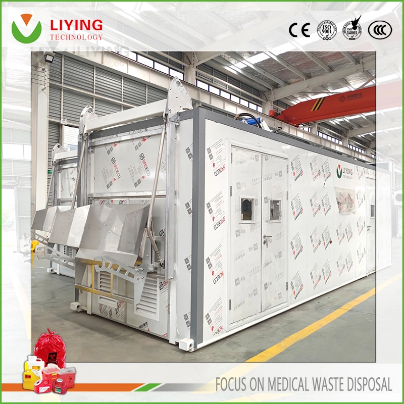 Medical Waste Processing Systems with Microwave Steal Sterilization Technology and Equipment