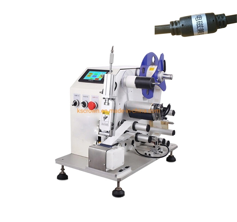 Desk Top Wire Wrap Around Labeling Machine Power Cable Marking Machine (WL-60C)