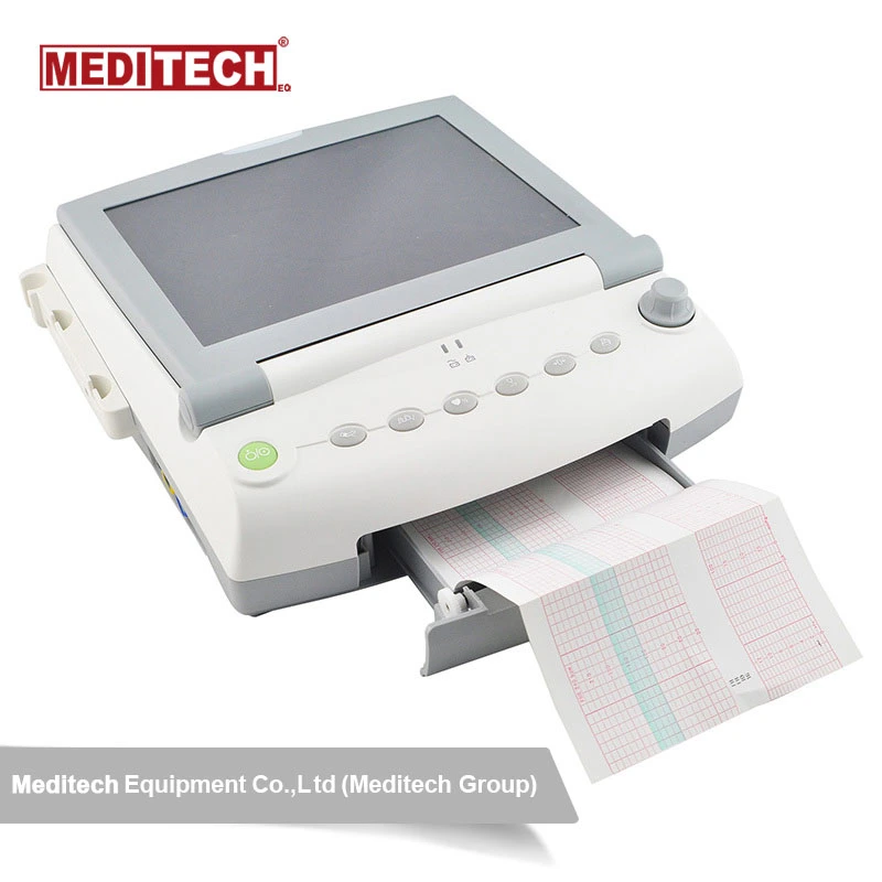 Portable Ctg Machine Maternal Fetal Monitor with Printer and Large Screen