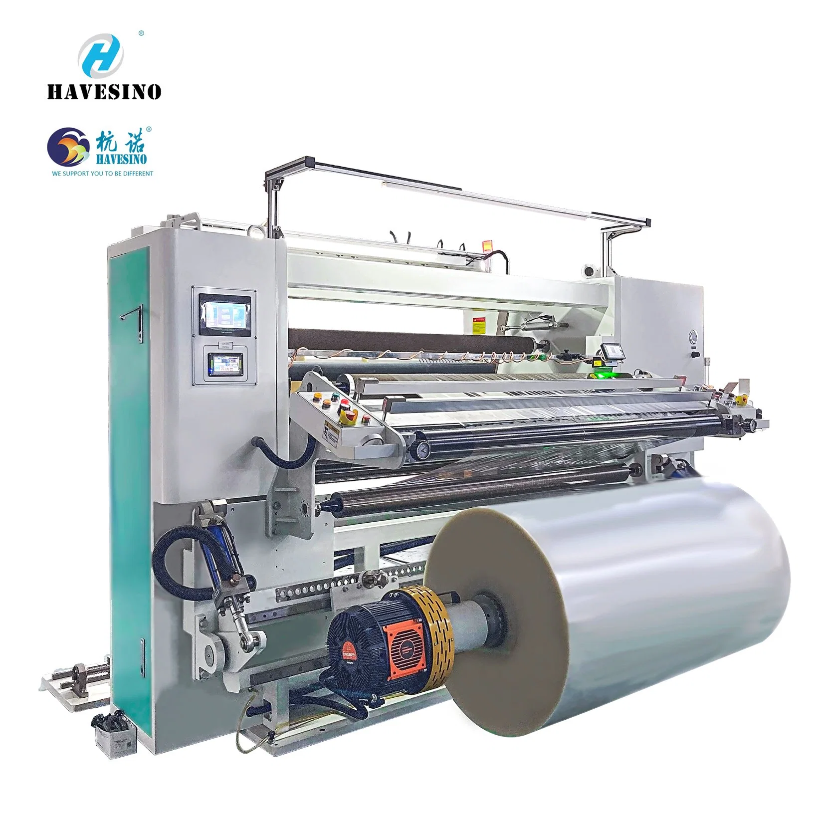 Automatic High-Speed Film Foil Slitter Rewinder PVC Advertising Film Slitting Machine