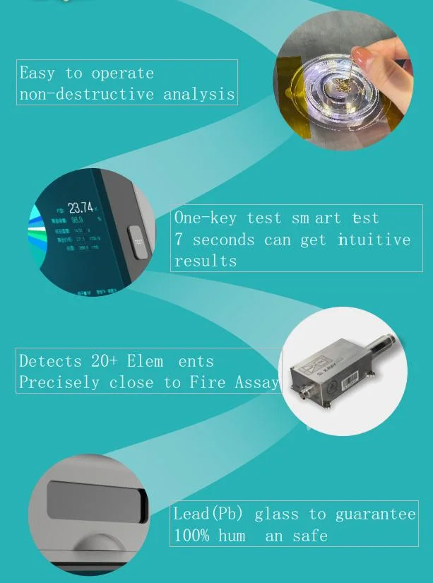 Xf-A5 Jewelry X Ray Fluorescence Testing Analyzer Gold Purity Gold Tester