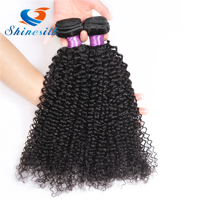 Burmese Kinky Curly Human Hair Bundle Bulk Hair Human Hair Braiding No Weft Kinky Curly Hair Extensions