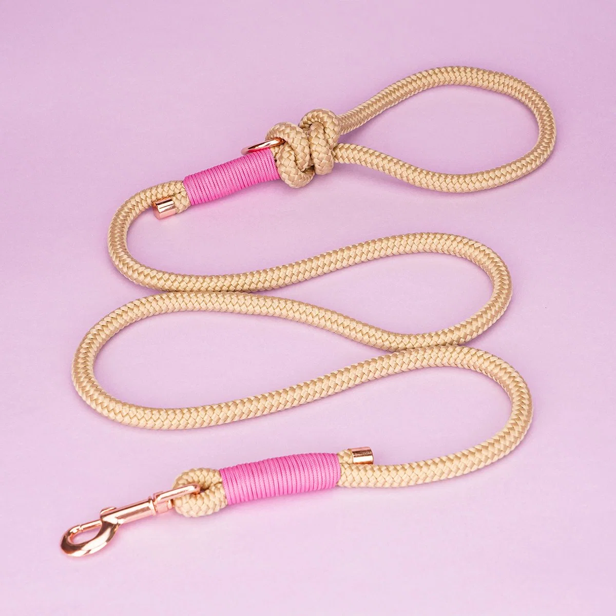 Hanyang 2023 New Design Custom Luxury Handmade Hands Free Dog Leash Multiple Colors Leash Lead Colorful Pet Rope