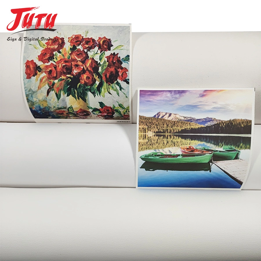 Jutu Water-Based Digital Printing Canvas for Indoor and Outdoor Advertising with Matte or Finished Surface