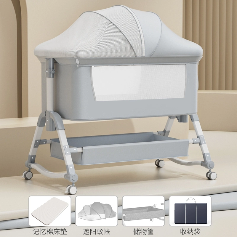 Ropa de cama de recién nacido 3 en 1 Cunas de cama / ligero durable y plegable bebé Camas de noche Cunas cama Swing Sleeper