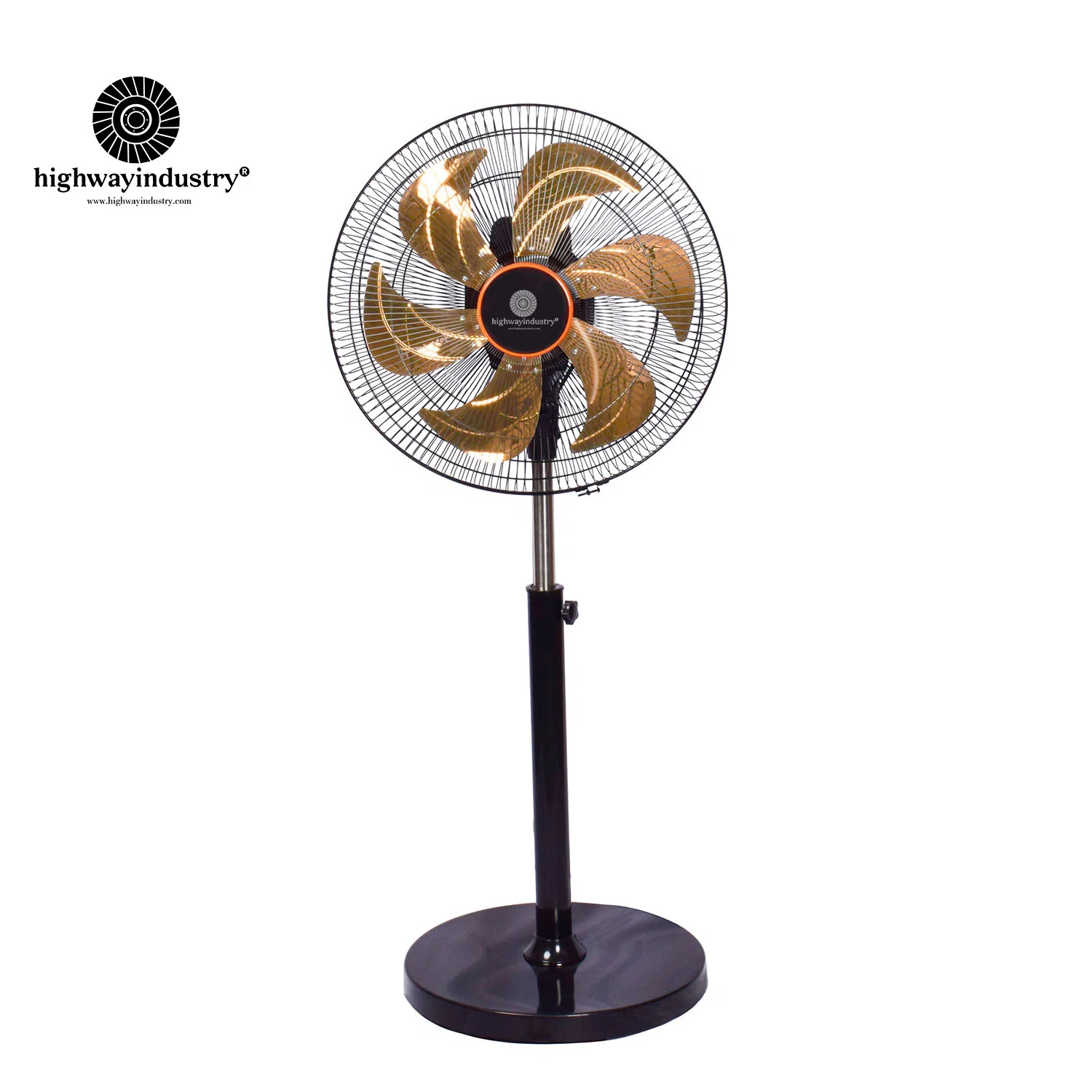 Highway Electric OEM 16 18 20 Inch Sample Customization Air Cooling Standing Pedestal Fan