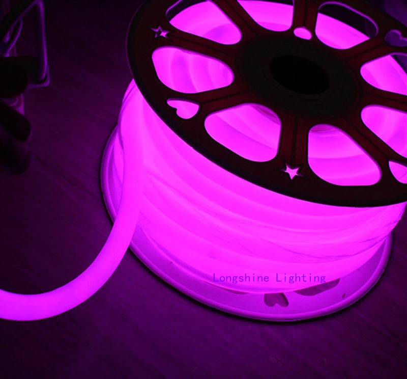 24V 360-Degré Bougies LED Rose au néon de lumière pour la décoration extérieure