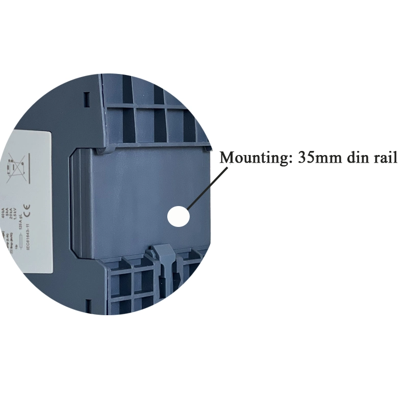 40kA AC SPD T1+2 3p+NPE 275V AC Überspannungsschutz Für Blitzschutz