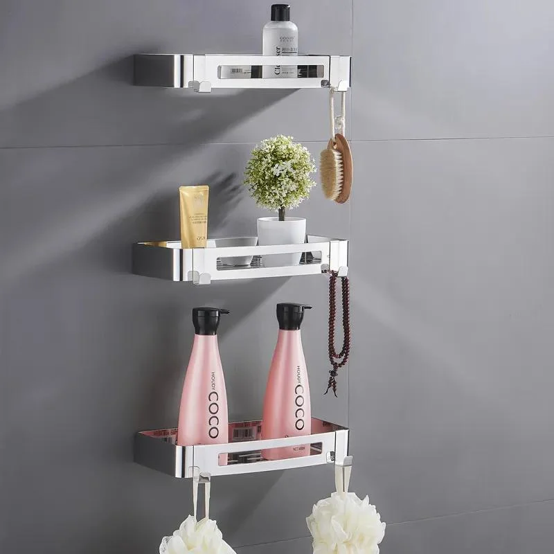 Bathroom Shelf Toilet Toilet Vanity Triangle Towel Storage Wall-Free Punching Wall Hanging Bathroom Shelves