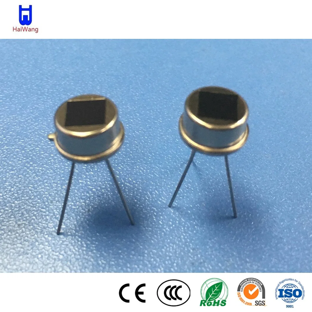 Haiwang Sensor Wall Mounted PIR Sensor China Bluetooth Vibration Sensor Supplier Wholesale/Supplier Customized 4.9*4.9mm Size D205b Pyroelectric Infrared Analog Sensor