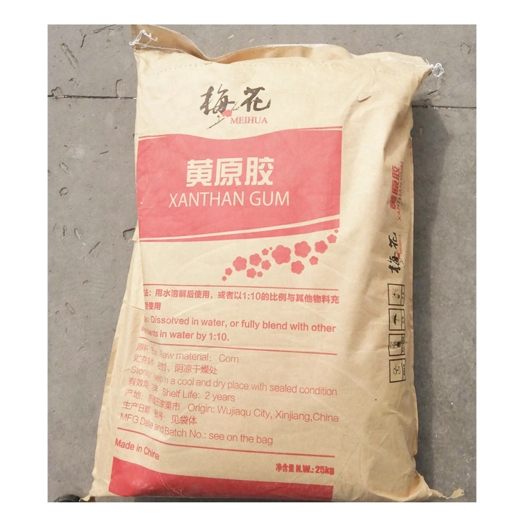 Espesante Fufeng Meihua de grado alimentario goma xantan E415 de 80 200 malla