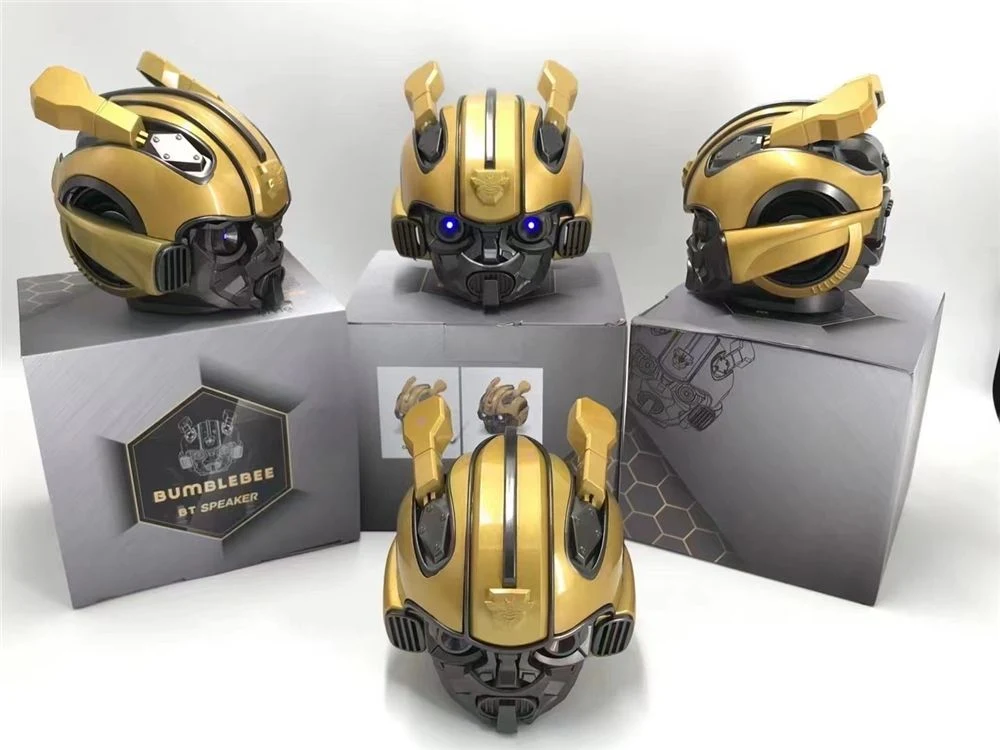 LD-Bumblebee daño de guerra Mayoreo Diseño de la Yute Mini Audio portátil inalámbrico Altavoz para exteriores de alto volumen Bluetooth para subwoofer