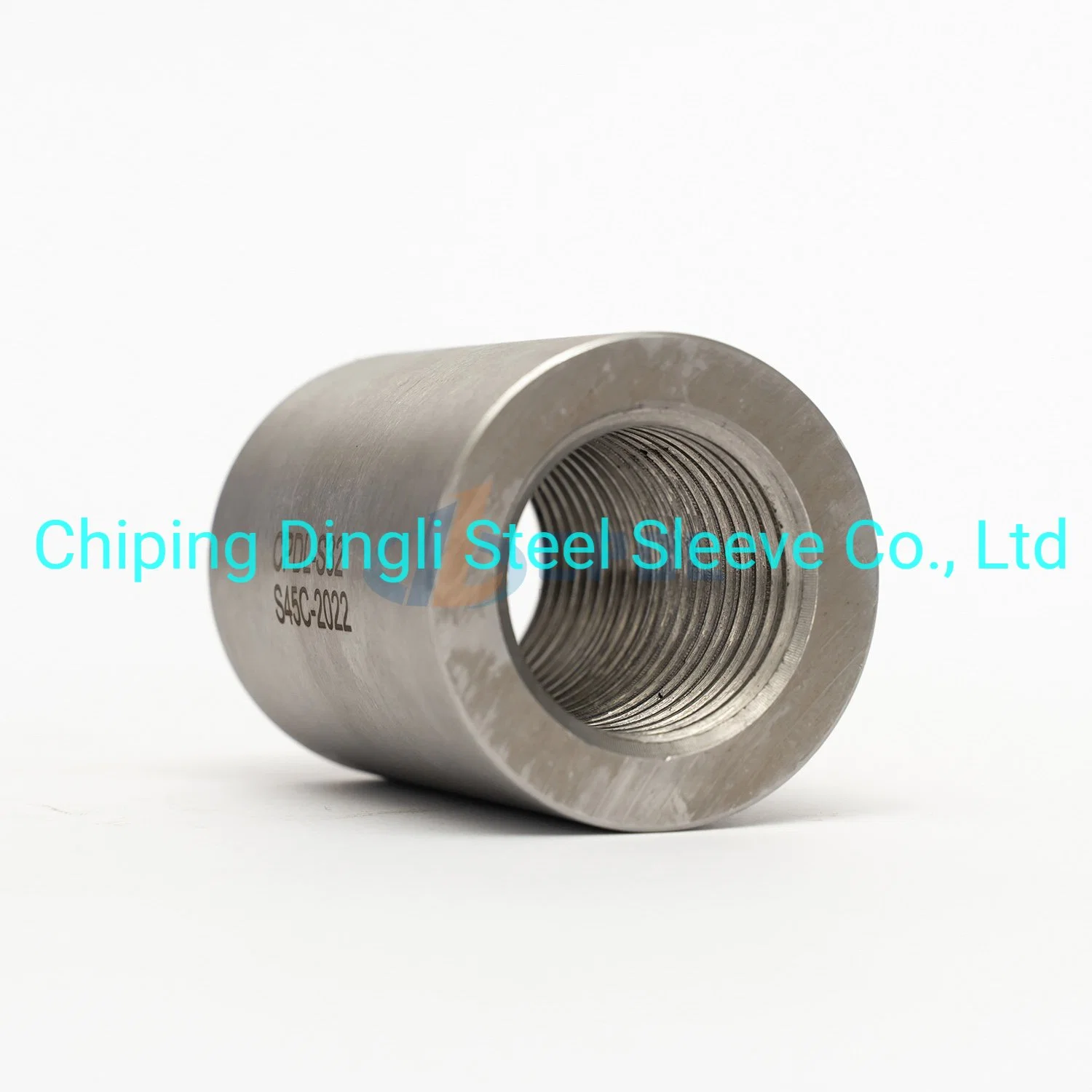 Straight Steel Parallel Threaded Rebar Connector Rebar Couplers