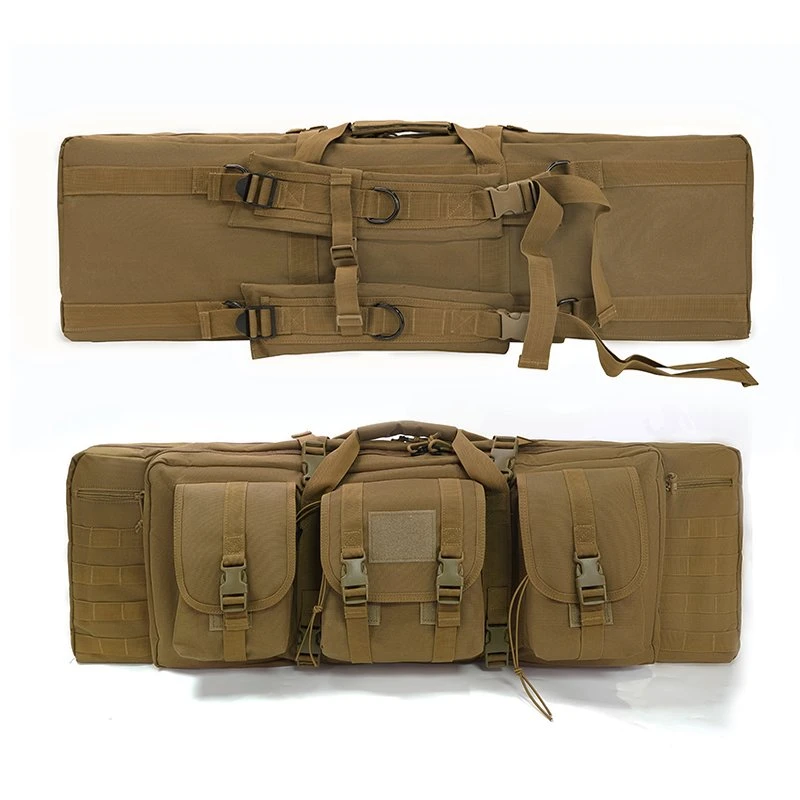 Sabado Rifle táctico Senderismo impermeable caso Rifle doble bolsa