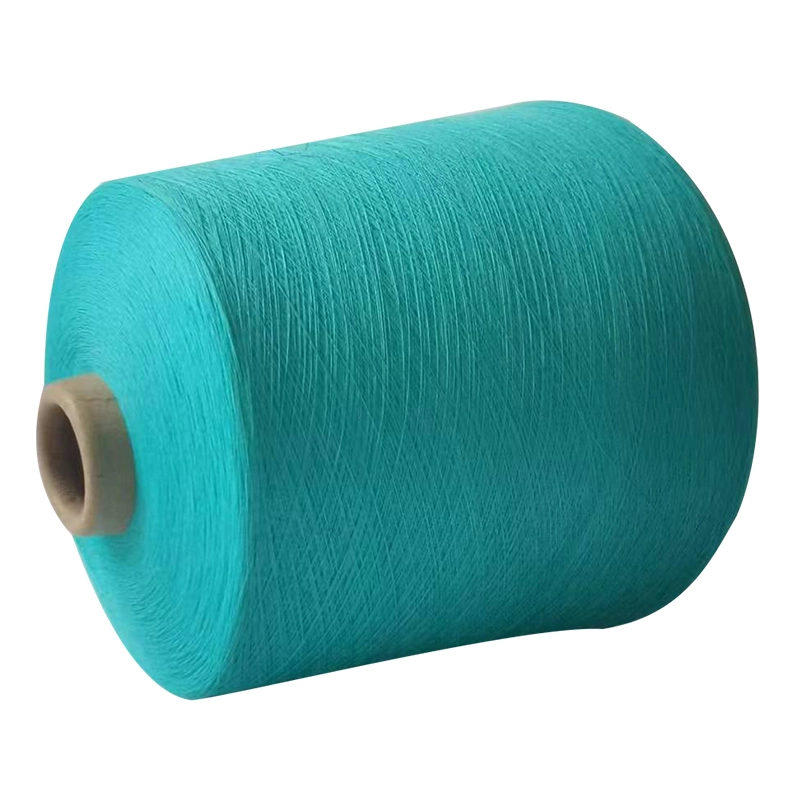 21s Dope gefärbtes Polyester-Garn gesponnen für Rundstrick