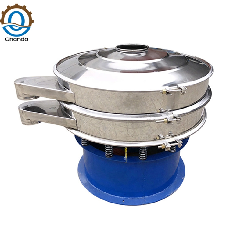 Industrial Sieve Machine Double Deck Stainless Steel Vibrating Screen Food Rotary Vibrating Screen Price Sifter Separator