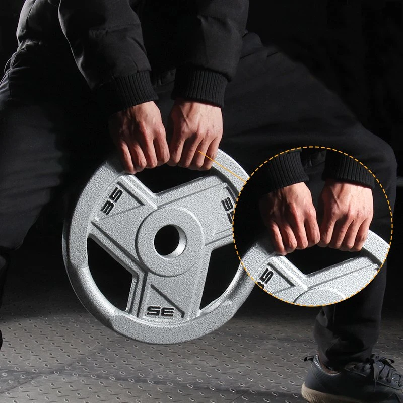 Nueva llegada China Power Training Gimnasio Fitness Peso platos Elevación de las placas de la campana de hierro fundido