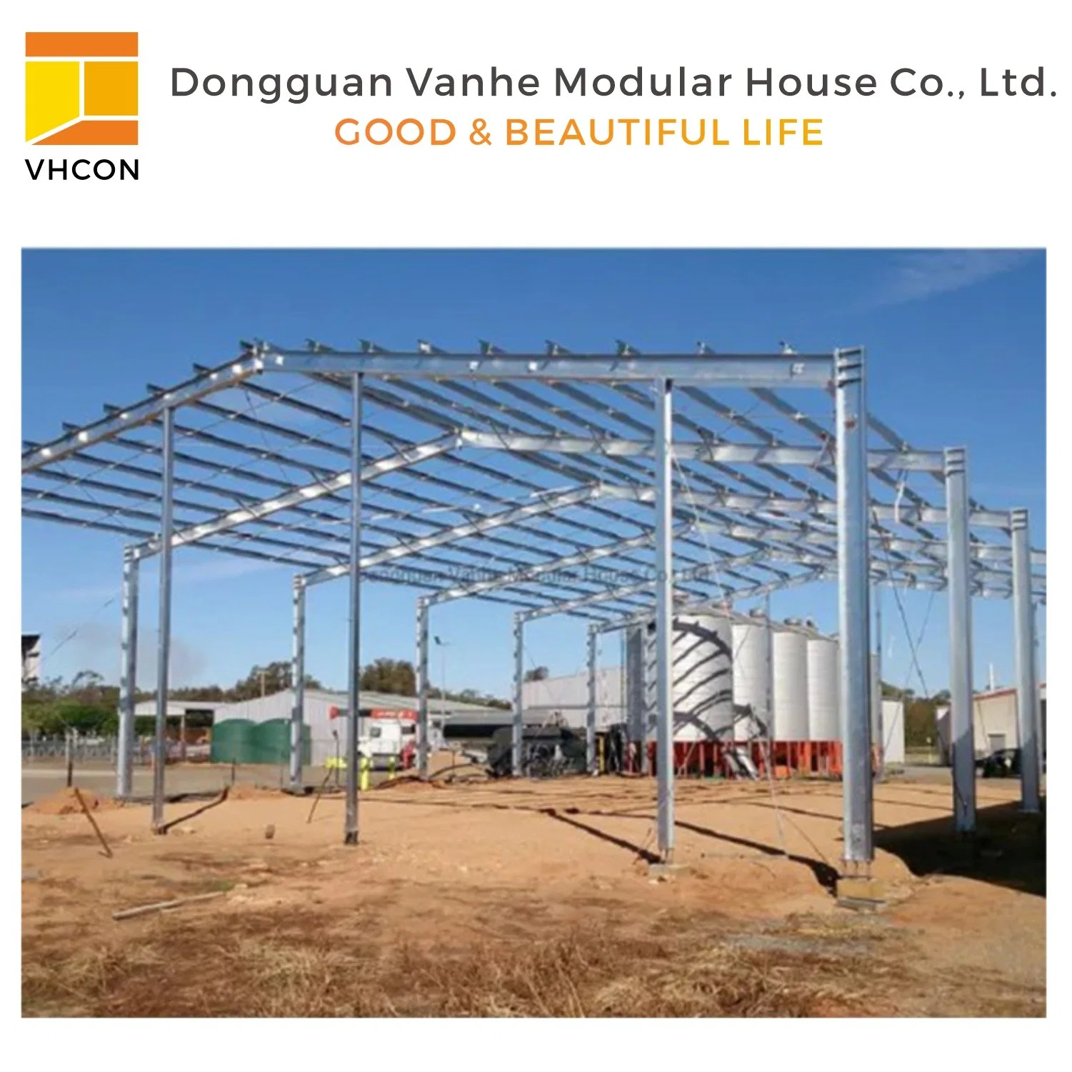 China Prefabricated Galvanized Structural Steel Building Warehouse Workshop