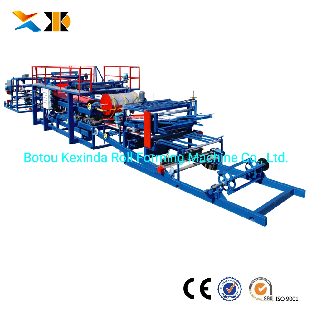 Construction Material Partition Wall Board Heat Insulation EPS Sandwich Panel Machine Production Line