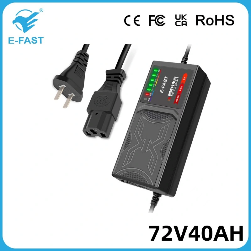 72V40ah Intelligent Motorcycle Car Lead-Acid Storage Smart Battery Charger