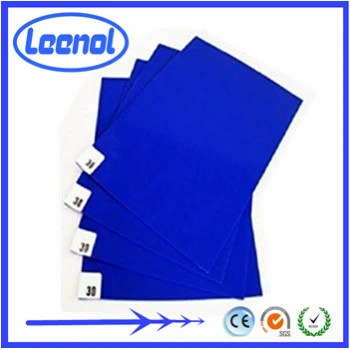 Leenol -1550095 30 capas de alta resistencia estera de la puerta de la alfombrilla antideslizante para salas limpias fábrica Laboratorio Estera Pegajosa PE