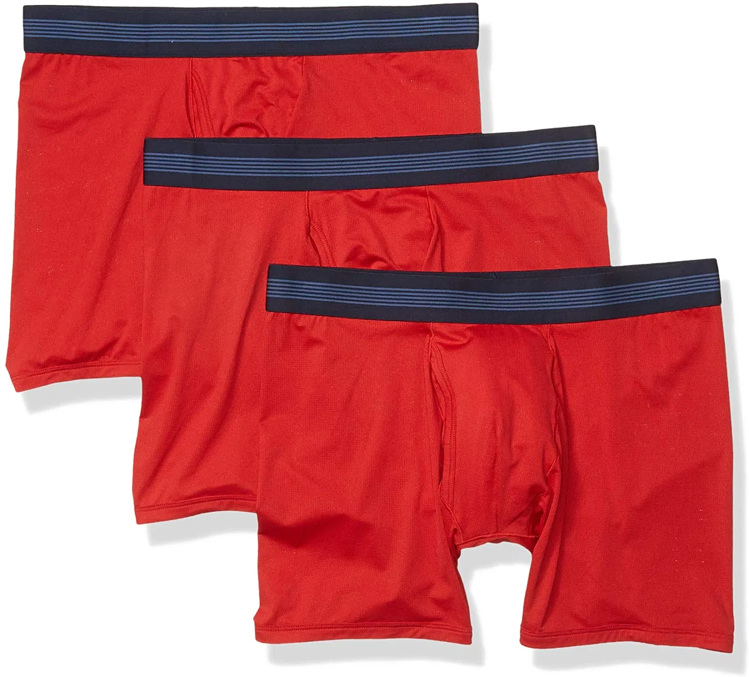 Los hombres rendimiento ligero tejer Boxer Brief Underwear hombres