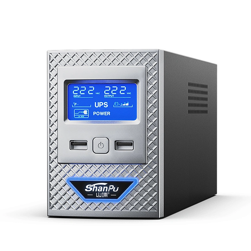 Shanpu Backup UPS 650 1000va Power Supply Offline Smart Interactive UPS for Desktop Computer