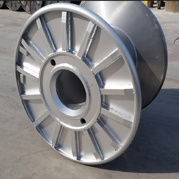 Solid Steel Metal Processing Spool Machined Steel Reel