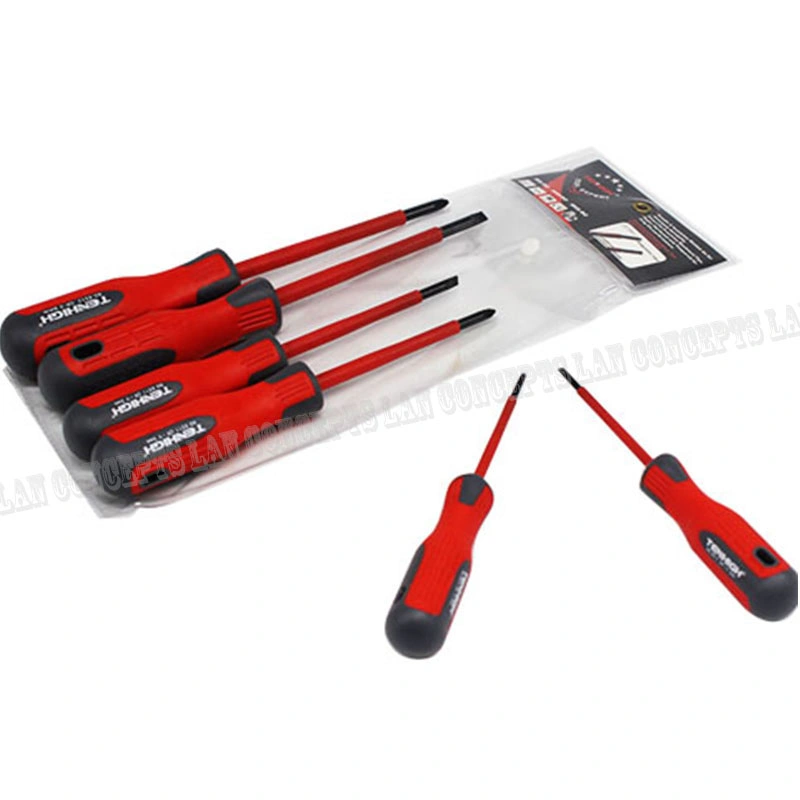 6PCS Screwdriver Set with Magnetic Slotted and Phillips Bits Screwdriver