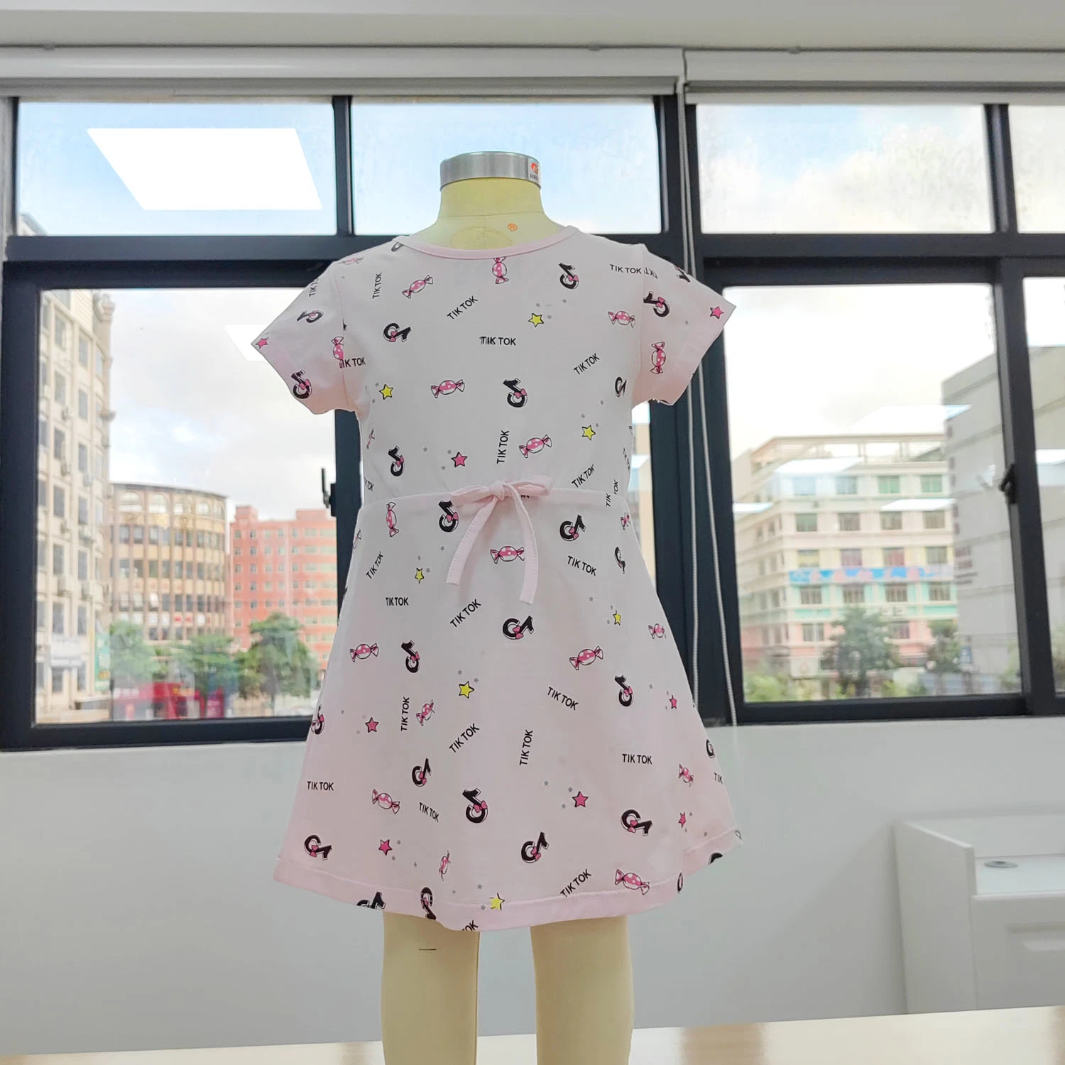 Custom Wholesale/Supplier Big Kids Clothing Supplier Designer Summer Girls Clothing Kids Clothes Flower Girl Dresses with Floral Prints Kids Custom