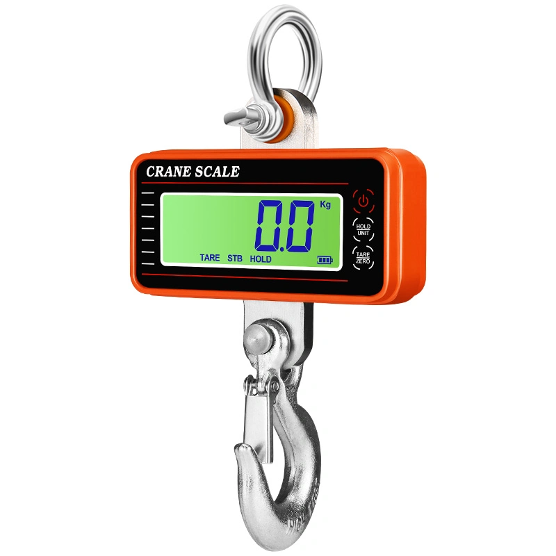 1000kg 1500kg Orange Aluminum Alloy Crane Portable Electronic Digital Portable Crane Scale