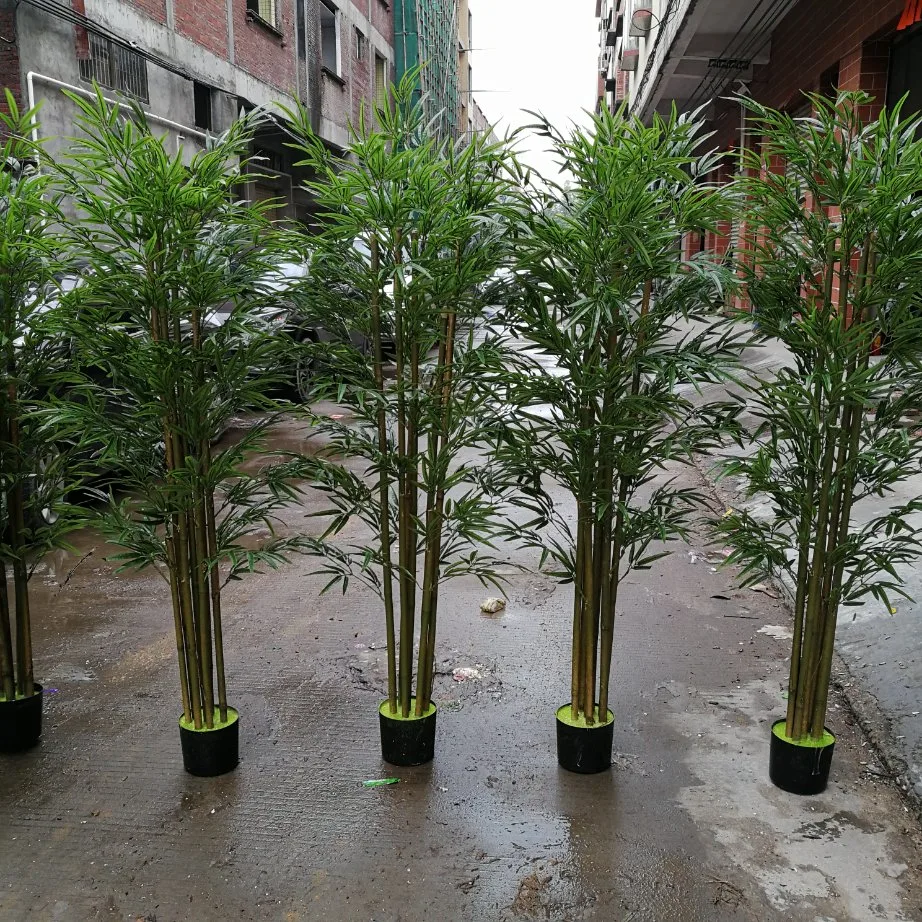 High quality/High cost performance  Hot Sale Green Artificial Plants Bamboo Tree for Outdoor Decorative