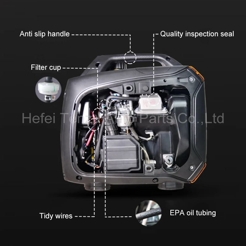 Portable 12V 24V DC 1.8kw Best Portable Inverter Generator Gasoline Petrol Generator Motor for Food Trailer Camping